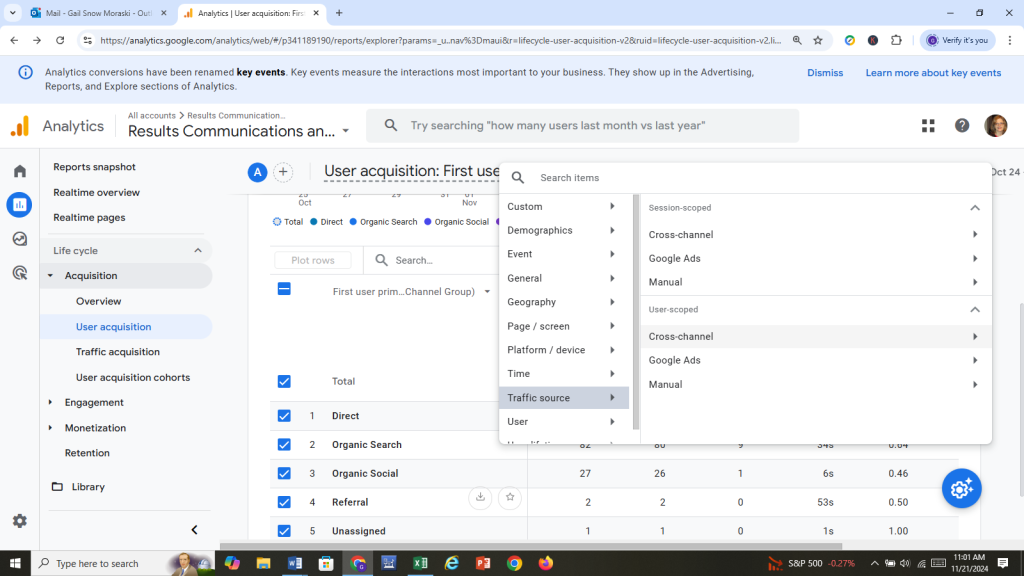 Image Of Google Analytics Report Tool